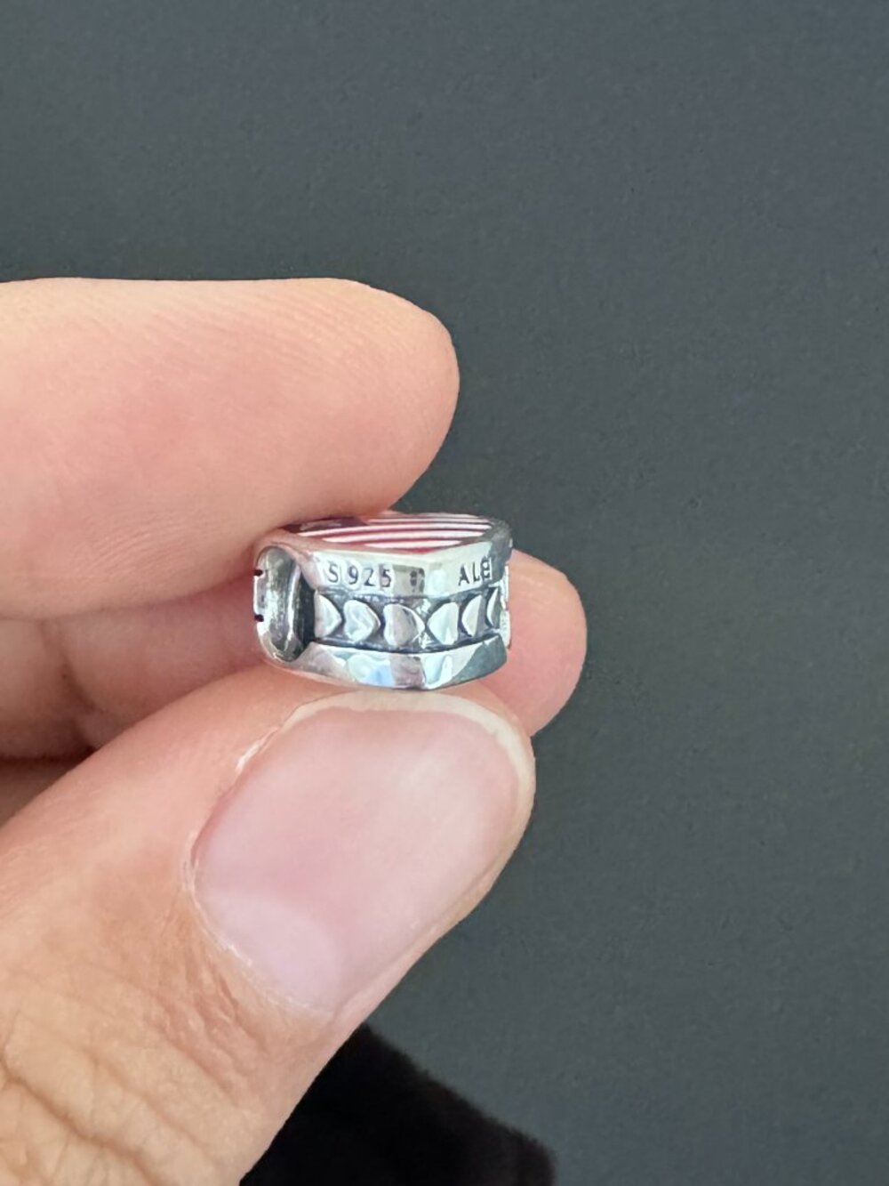 Authentic Pandora Liberia Heart Exclusive Charm - Picture 5 of 5